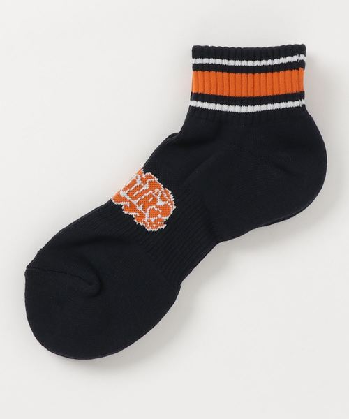 HYSTERIC GLAMOUR（ヒステリックグラマー）の「FIRE PATTERN ソックス（ソックス/靴下・メンズ・ブラック/ネイビー/ホワイト・FREE）」の3枚目の写真