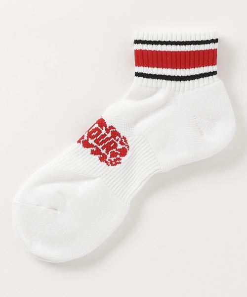 HYSTERIC GLAMOUR（ヒステリックグラマー）の「FIRE PATTERN ソックス（ソックス/靴下・メンズ・ブラック/ネイビー/ホワイト・FREE）」の2枚目の写真