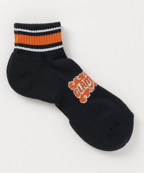 HYSTERIC GLAMOUR（ヒステリックグラマー）の「FIRE PATTERN ソックス（ソックス/靴下・メンズ・ブラック/ネイビー/ホワイト・FREE）」の4枚目の写真