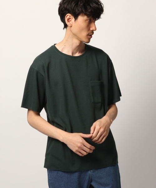 GLOBAL WORK(グローバルワーク)の「カノコダブルフェイスT半袖【吸水速乾】/795857(Tシャツ/カットソー・メンズ・ホワイト/ネイビー/イエロー/グリーン・SMALL/MEDIUM/LARGE/X-LARGE)」の10枚目の写真