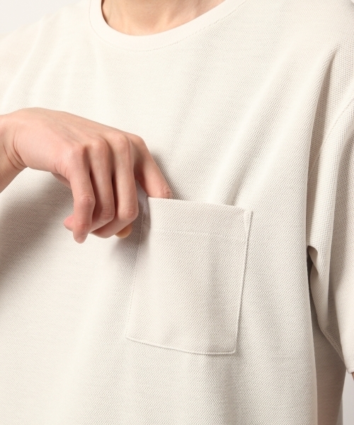 GLOBAL WORK(グローバルワーク)の「カノコダブルフェイスT半袖【吸水速乾】/795857(Tシャツ/カットソー・メンズ・ホワイト/ネイビー/イエロー/グリーン・SMALL/MEDIUM/LARGE/X-LARGE)」の21枚目の写真