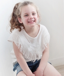 KIDS�i�L�b�Y�j�́uRora ���[�W�� �t�����W ����T�V���c(2color)�iT�V���c/�J�b�g�\�[�j�v