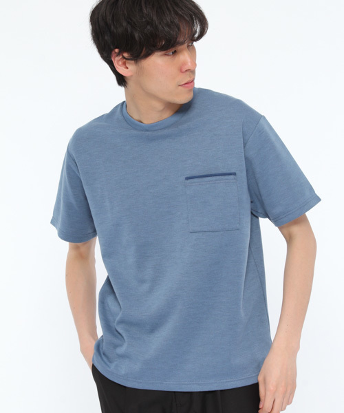 LAKOLE(ラコレ)の「リバーポンチTシャツ / LAKOLE(Tシャツ/カットソー・メンズ・ホワイト/ブラック/サックスブルー/ブルー/オレンジ/イエロー・MEDIUM/LARGE)」の4枚目の写真