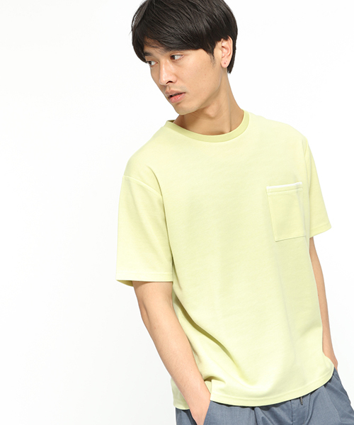LAKOLE(ラコレ)の「リバーポンチTシャツ / LAKOLE(Tシャツ/カットソー・メンズ・ホワイト/ブラック/サックスブルー/ブルー/オレンジ/イエロー・MEDIUM/LARGE)」の2枚目の写真