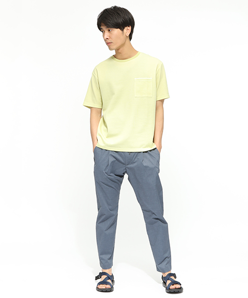 LAKOLE(ラコレ)の「リバーポンチTシャツ / LAKOLE(Tシャツ/カットソー・メンズ・ホワイト/ブラック/サックスブルー/ブルー/オレンジ/イエロー・MEDIUM/LARGE)」の7枚目の写真
