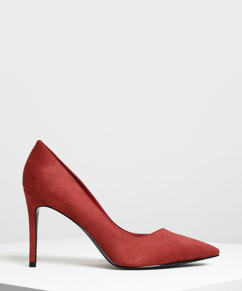 CHARLES & KEITH(チャールズ & キース)の「アシンメトリートップラインスティレット / ASYMMETRICAL TOPLINE STILETTOS(パンプス・レディース・ブラック/レッド/アイボリー・22cm/22.5cm/23cm/23.5cm/24.5cm/25cm/25.5cm/26.5cm)」の3枚目の写真