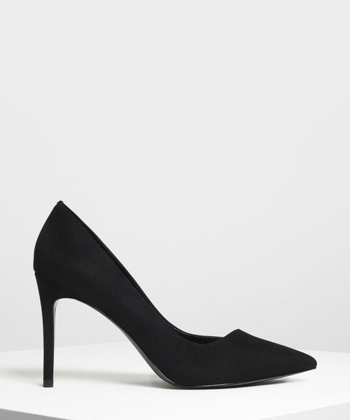CHARLES & KEITH(チャールズ & キース)の「アシンメトリートップラインスティレット / ASYMMETRICAL TOPLINE STILETTOS(パンプス・レディース・ブラック/レッド/アイボリー・22cm/22.5cm/23cm/23.5cm/24.5cm/25cm/25.5cm/26.5cm)」の2枚目の写真