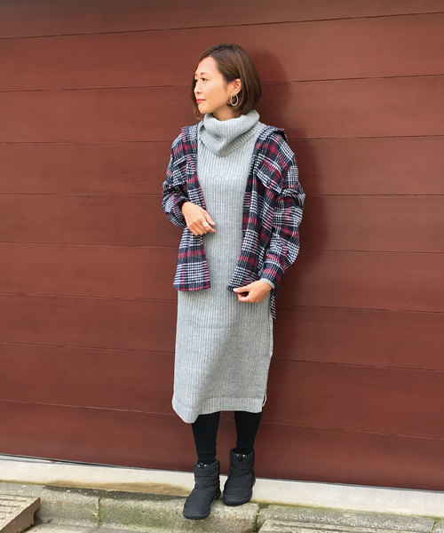 meJane（ミージェーン）の「キルティングスノーブーツ（ブーツ・レディース・ブラック/ネイビー/ワインレッド・S/M/L）」の7枚目の写真