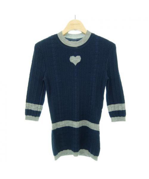 CHANEL 長袖ニット ネイビー 38 ブランド古着】P52444K06738（ニット/セーター）｜CHANEL（シャネル