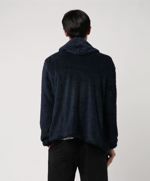 VENCEEXCHANGE（ヴァンスエクスチェンジ）の「ボアカットパーカー（パーカー・メンズ・ベージュ/ネイビー・M/L）」の4枚目の写真