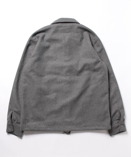 VIBGYOR（ヴィブジョー）の「VIBGYOR Select/ メルトンコーチジャケット（ブルゾン・メンズ・ブラック/ベージュ/ネイビー/その他/杢グレー・MEDIUM/LARGE/X-LARGE）」の6枚目の写真