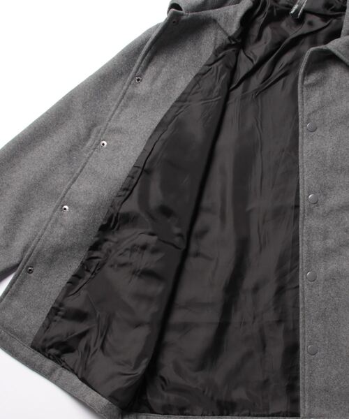 VIBGYOR（ヴィブジョー）の「VIBGYOR Select/ メルトンコーチジャケット（ブルゾン・メンズ・ブラック/ベージュ/ネイビー/その他/杢グレー・MEDIUM/LARGE/X-LARGE）」の7枚目の写真