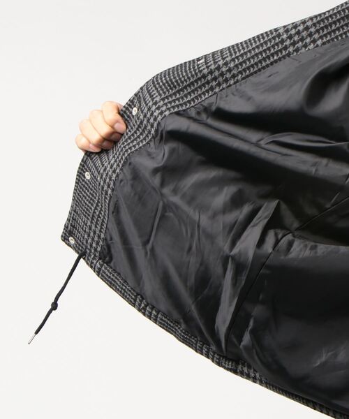 VIBGYOR（ヴィブジョー）の「VIBGYOR Select/ メルトンコーチジャケット（ブルゾン・メンズ・ブラック/ベージュ/ネイビー/その他/杢グレー・MEDIUM/LARGE/X-LARGE）」の8枚目の写真