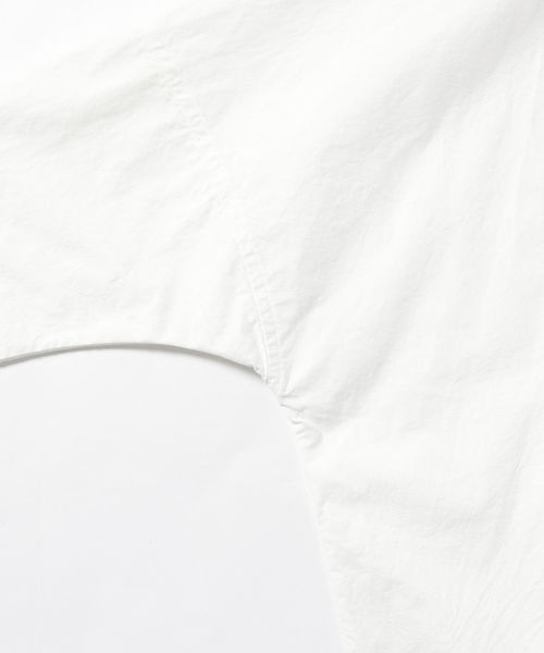 【homspun】ビッグシルエット ノーカラー プルオーバーブラウス homspun（ホームスパン）の「homspun × fennica / 別注 ビッグ