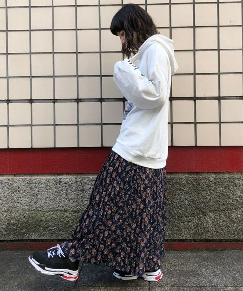 tiptop（ティップトップ）の「【レオパード柄登場！】柄/無地プリーツロングスカート（スカート・レディース・ブラック/A/B/C/D/E/ダークグレー/ベージュ・FREE）」の19枚目の写真