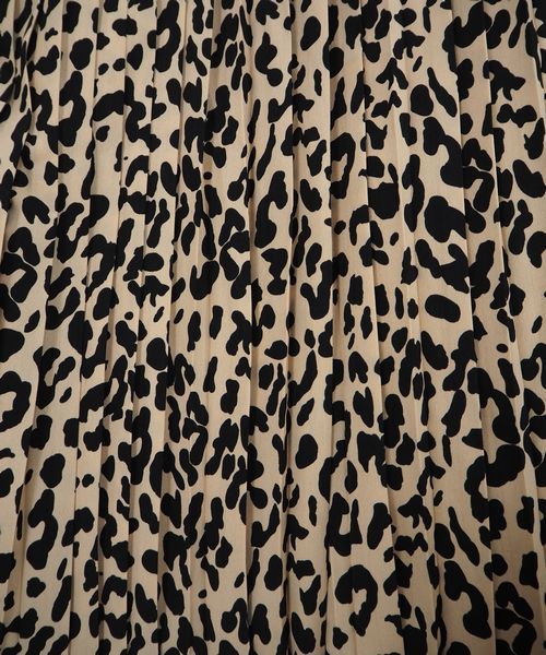 tiptop（ティップトップ）の「【レオパード柄登場！】柄/無地プリーツロングスカート（スカート・レディース・ブラック/A/B/C/D/E/ダークグレー/ベージュ・FREE）」の14枚目の写真