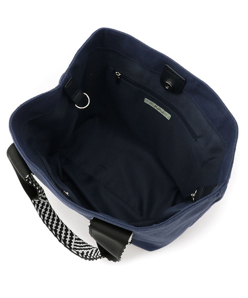 Petit Honfleur（プチオンフルール）の「◇カタログ掲載◇キャンバス編み手トートバッグ（トートバッグ・レディース・ネイビー/アイボリー・フリー）」の15枚目の写真