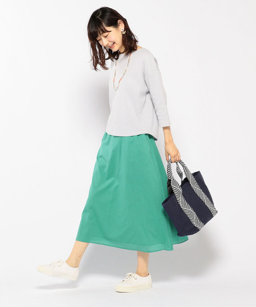 Petit Honfleur（プチオンフルール）の「◇カタログ掲載◇キャンバス編み手トートバッグ（トートバッグ・レディース・ネイビー/アイボリー・フリー）」の17枚目の写真