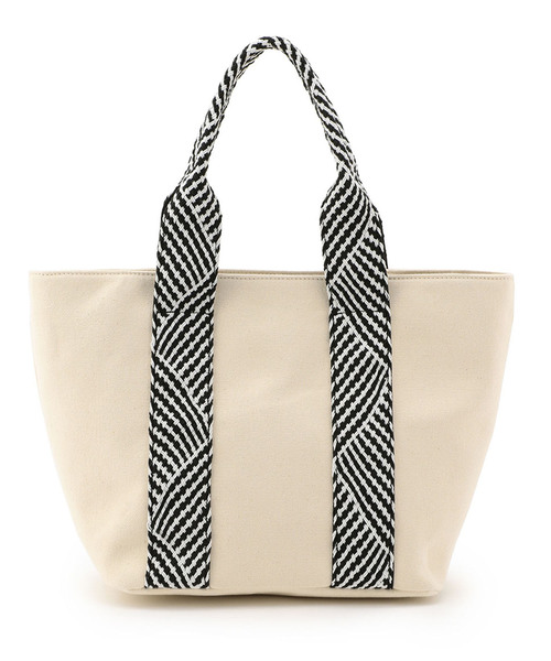 Petit Honfleur（プチオンフルール）の「◇カタログ掲載◇キャンバス編み手トートバッグ（トートバッグ・レディース・ネイビー/アイボリー・フリー）」の20枚目の写真