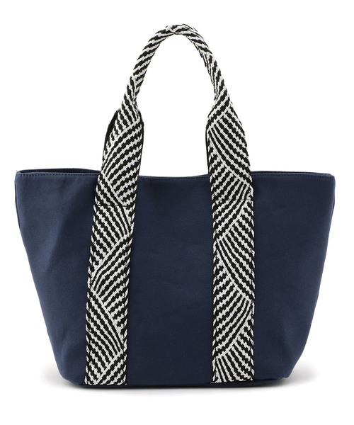 Petit Honfleur（プチオンフルール）の「◇カタログ掲載◇キャンバス編み手トートバッグ（トートバッグ・レディース・ネイビー/アイボリー・フリー）」の19枚目の写真