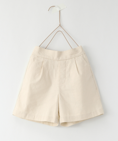 LOWRYS FARM（ローリーズファーム）の「フレンチリネンショートパンツ　831437（その他パンツ・キッズ・オフホワイト/ブラック/ブラウン/ブルー・100/110/120）」の6枚目の写真