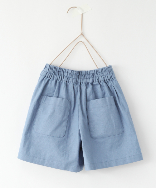 LOWRYS FARM（ローリーズファーム）の「フレンチリネンショートパンツ　831437（その他パンツ・キッズ・オフホワイト/ブラック/ブラウン/ブルー・100/110/120）」の8枚目の写真