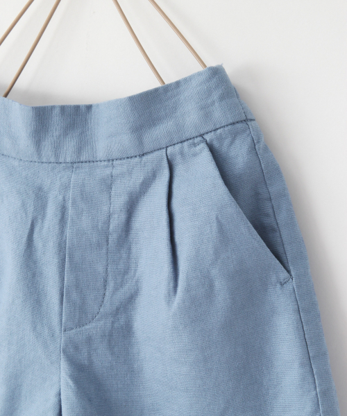 LOWRYS FARM（ローリーズファーム）の「フレンチリネンショートパンツ　831437（その他パンツ・キッズ・オフホワイト/ブラック/ブラウン/ブルー・100/110/120）」の10枚目の写真