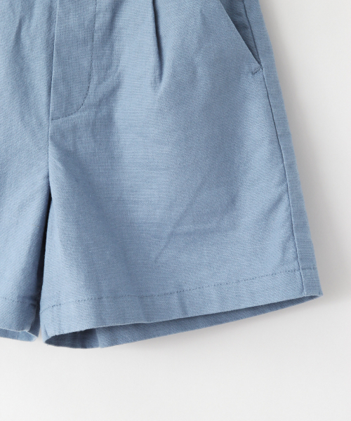 LOWRYS FARM（ローリーズファーム）の「フレンチリネンショートパンツ　831437（その他パンツ・キッズ・オフホワイト/ブラック/ブラウン/ブルー・100/110/120）」の9枚目の写真