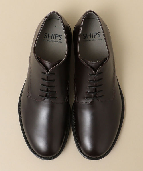 SHIPS(シップス)の「SC: レザー プレーントゥ シューズ(ドレスシューズ・メンズ・ブラック/ブラウン・8/9/8.5/7/7.5)」の4枚目の写真
