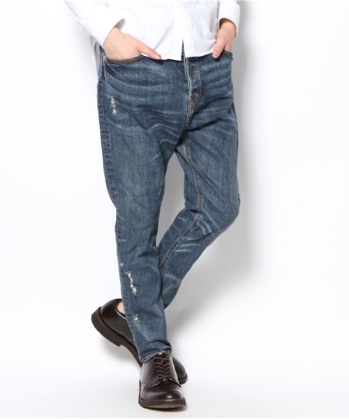 goa（ゴア）の「10ozストレッチデニムブロークンジョッパーズ（デニムパンツ・メンズ・ブルー/ブルー系その他・0/1/2）」の2枚目の写真