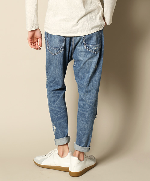 goa（ゴア）の「10ozストレッチデニムブロークンジョッパーズ（デニムパンツ・メンズ・ブルー/ブルー系その他・0/1/2）」の7枚目の写真