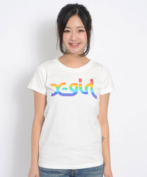 X-girl | RAINBOW LOGO S/S TEE(Tシャツ/カットソー)