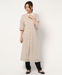 レース付きカットカーディガン●