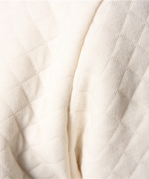 ELFORBR（エルフォーブル）の「ｷﾙﾃｨﾝｸﾞZIPﾌﾞﾙｿﾞﾝ（ブルゾン・レディース・オフホワイト/グレー・MEDIUM）」の3枚目の写真