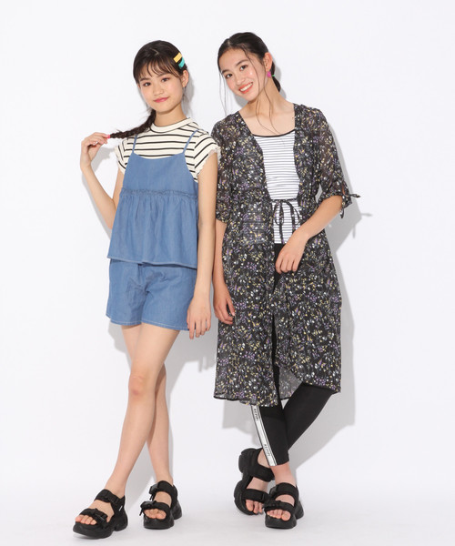 repipi armario（レピピ アルマリオ）の「キャミセットアップ（サロペット/オーバーオール・キッズ・ブラック/ブラウン/ブルー・SMALL/MEDIUM/LARGE/X-SMALL）」の9枚目の写真