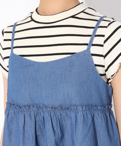 repipi armario（レピピ アルマリオ）の「キャミセットアップ（サロペット/オーバーオール・キッズ・ブラック/ブラウン/ブルー・SMALL/MEDIUM/LARGE/X-SMALL）」の7枚目の写真