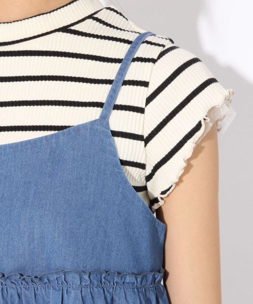 repipi armario（レピピ アルマリオ）の「キャミセットアップ（サロペット/オーバーオール・キッズ・ブラック/ブラウン/ブルー・SMALL/MEDIUM/LARGE/X-SMALL）」の13枚目の写真