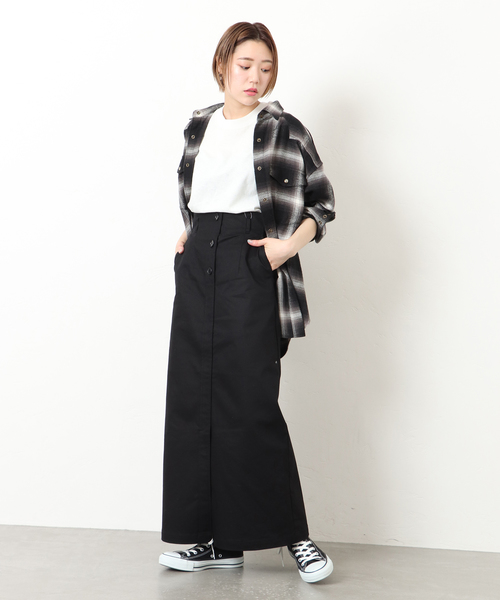 JOURNAL STANDARD(ジャーナルスタンダード)の「JS + e ストレッチツイルタイトスカート(スカート・レディース・ブラック/ベージュ/グリーン・マルチサイズ)」の6枚目の写真
