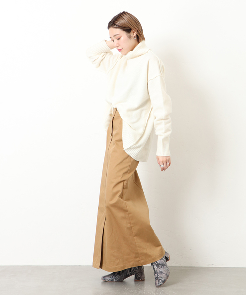 JOURNAL STANDARD(ジャーナルスタンダード)の「JS + e ストレッチツイルタイトスカート(スカート・レディース・ブラック/ベージュ/グリーン・マルチサイズ)」の11枚目の写真