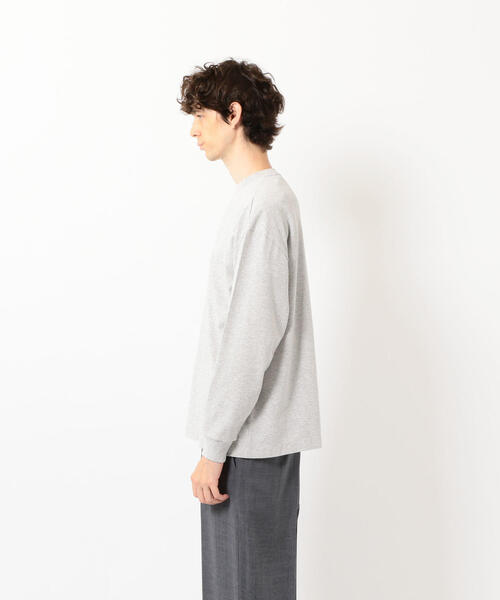 Steven Alan（スティーブンアラン）の「＜Steven Alan＞ LIGHT HI-DENS CREW NECK TEE-BOLD/カットソー（Tシャツ/カットソー・メンズ・ホワイト/ライトグレー/ダークブラウン/モカ・MEDIUM/SMALL/X-LARGE/LARGE）」の22枚目の写真