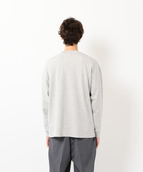 Steven Alan（スティーブンアラン）の「＜Steven Alan＞ LIGHT HI-DENS CREW NECK TEE-BOLD/カットソー（Tシャツ/カットソー・メンズ・ホワイト/ライトグレー/ダークブラウン/モカ・MEDIUM/SMALL/X-LARGE/LARGE）」の18枚目の写真