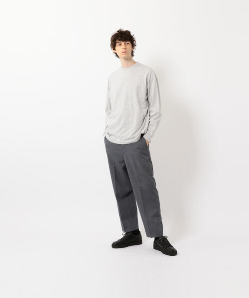 Steven Alan（スティーブンアラン）の「＜Steven Alan＞ LIGHT HI-DENS CREW NECK TEE-BOLD/カットソー（Tシャツ/カットソー・メンズ・ホワイト/ライトグレー/ダークブラウン/モカ・MEDIUM/SMALL/X-LARGE/LARGE）」の21枚目の写真