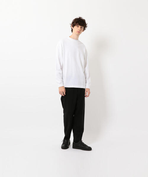 Steven Alan（スティーブンアラン）の「＜Steven Alan＞ LIGHT HI-DENS CREW NECK TEE-BOLD/カットソー（Tシャツ/カットソー・メンズ・ホワイト/ライトグレー/ダークブラウン/モカ・MEDIUM/SMALL/X-LARGE/LARGE）」の9枚目の写真