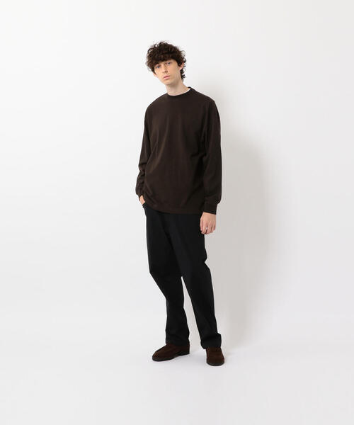 Steven Alan（スティーブンアラン）の「＜Steven Alan＞ LIGHT HI-DENS CREW NECK TEE-BOLD/カットソー（Tシャツ/カットソー・メンズ・ホワイト/ライトグレー/ダークブラウン/モカ・MEDIUM/SMALL/X-LARGE/LARGE）」の8枚目の写真