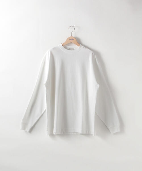 Steven Alan（スティーブンアラン）の「＜Steven Alan＞ LIGHT HI-DENS CREW NECK TEE-BOLD/カットソー（Tシャツ/カットソー・メンズ・ホワイト/ライトグレー/ダークブラウン/モカ・MEDIUM/SMALL/X-LARGE/LARGE）」の11枚目の写真