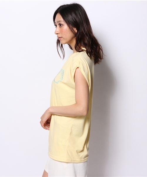 WEGO（ウィゴー）の「WEGO/モチーフTシャツ（Tシャツ/カットソー・レディース・ホワイト/ホワイト系その他/ライトパープル/ライトイエロー・FREE）」の10枚目の写真