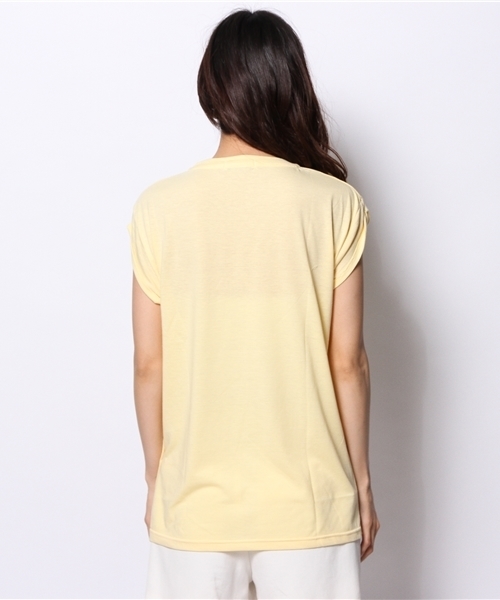 WEGO（ウィゴー）の「WEGO/モチーフTシャツ（Tシャツ/カットソー・レディース・ホワイト/ホワイト系その他/ライトパープル/ライトイエロー・FREE）」の9枚目の写真