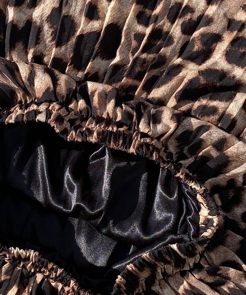 PARKS TOKYO SELECT（パークストウキョウセレクト）の「ﾚｵﾊﾟｰﾄﾞﾊﾟﾀｰﾝﾌﾟﾘｰﾂｽｶｰﾄ（スカート・レディース・ブラウン/グレー/ライトブラウン・FREE）」の21枚目の写真