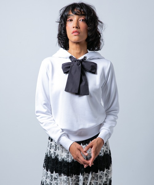 DOUBLE STANDARD CLOTHING(ダブルスタンダードクロージング)の「DSC / レインメーカーパーカー(パーカー・レディース・オフホワイト/ベージュ/サックスブルー・36/38)」の2枚目の写真