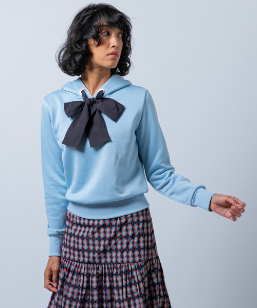 DOUBLE STANDARD CLOTHING(ダブルスタンダードクロージング)の「DSC / レインメーカーパーカー(パーカー・レディース・オフホワイト/ベージュ/サックスブルー・36/38)」の9枚目の写真